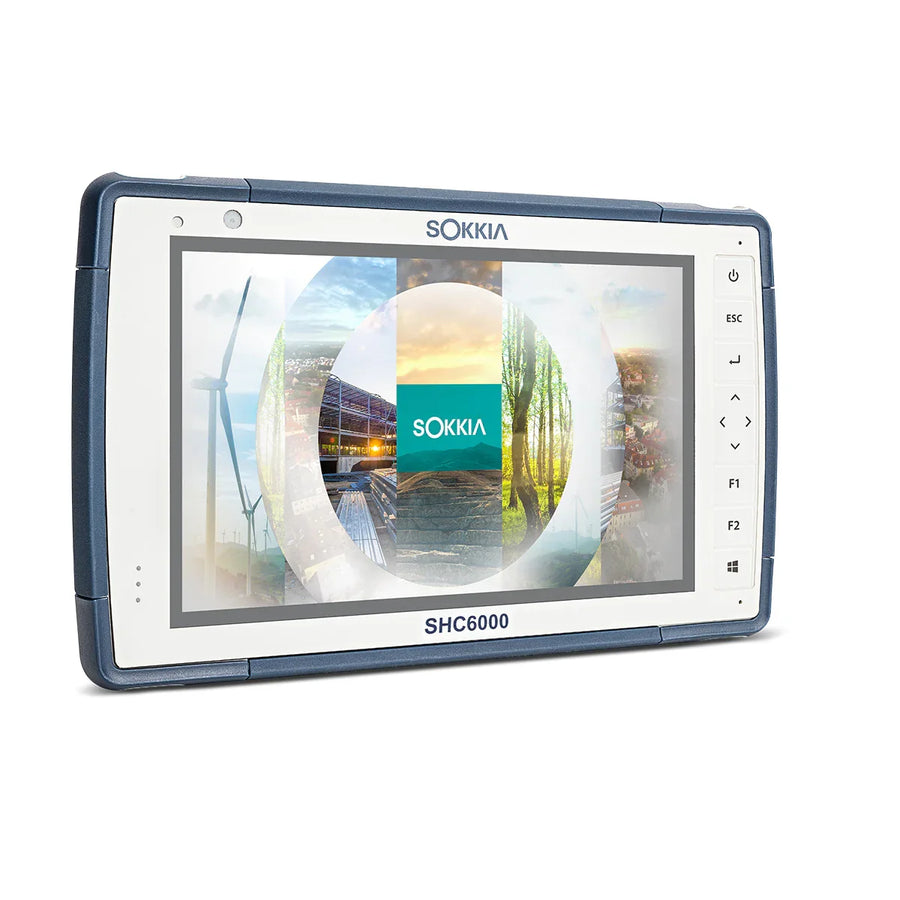 Sokkia SHC6000 rugged data collector, the field device survey data is captured and processed on