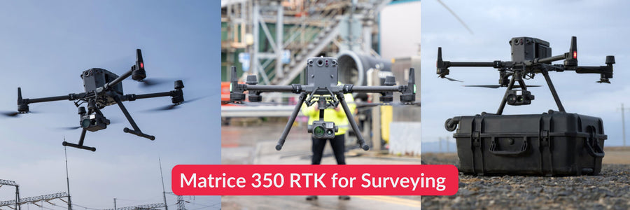 Using DJI Matrice 350 RTK for Surveying Projects