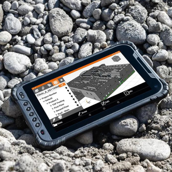Dark Slate Gray GeoMax Zenius800 Android Field Controller Tablet