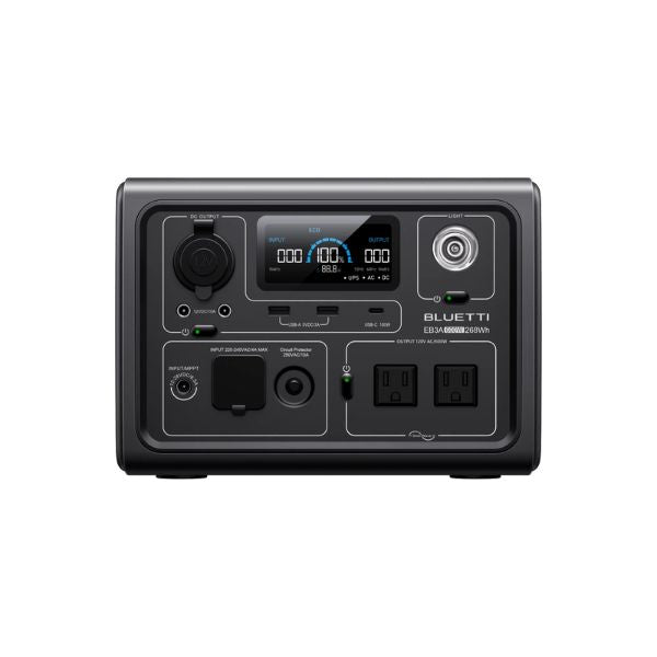 BLUETTI EB3A Portable Power Station | 600W 268Wh — My Surveying Direct