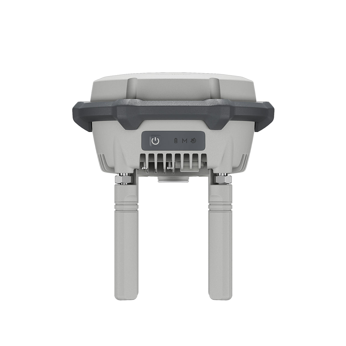 DJI D-RTK 3 Multifunctional Station, front view with both OcuSync directional antennas fitted