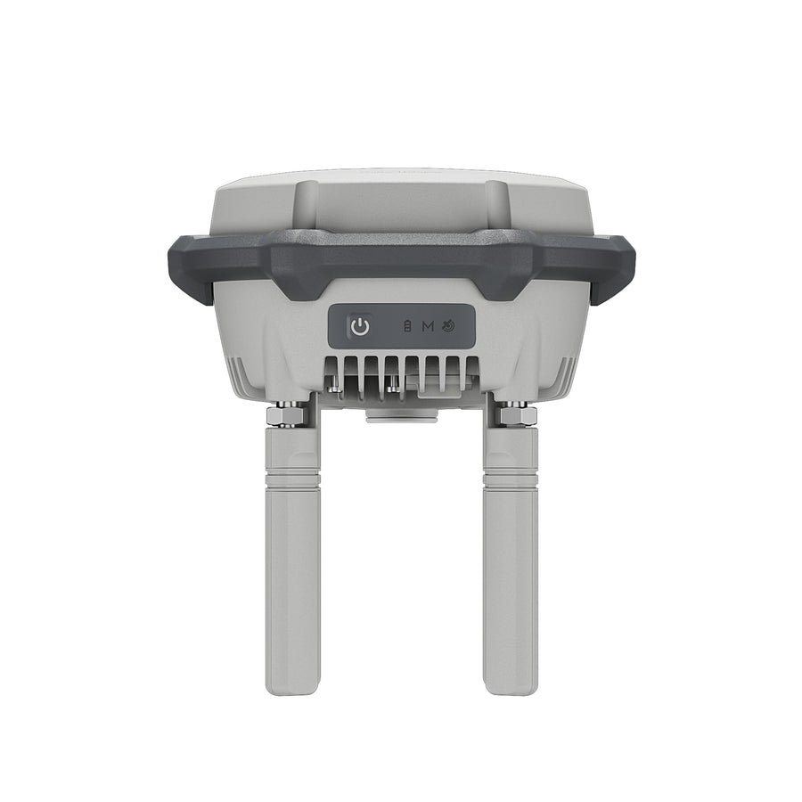DJI D-RTK 3 Multifunctional Station, front view with both OcuSync directional antennas fitted