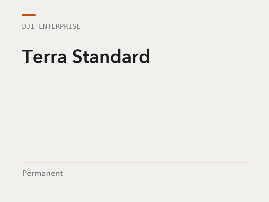 DJI Enterprise Terra Standard, permanent, software licence