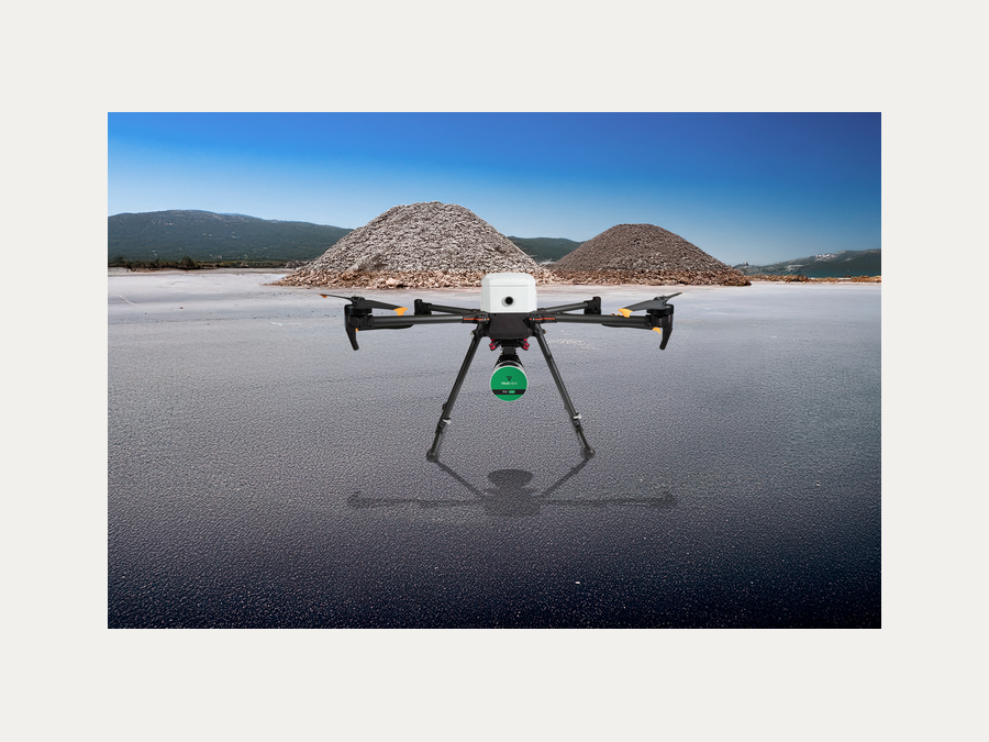 GeoCue TrueView 1 Lite payload mounted on a survey airframe