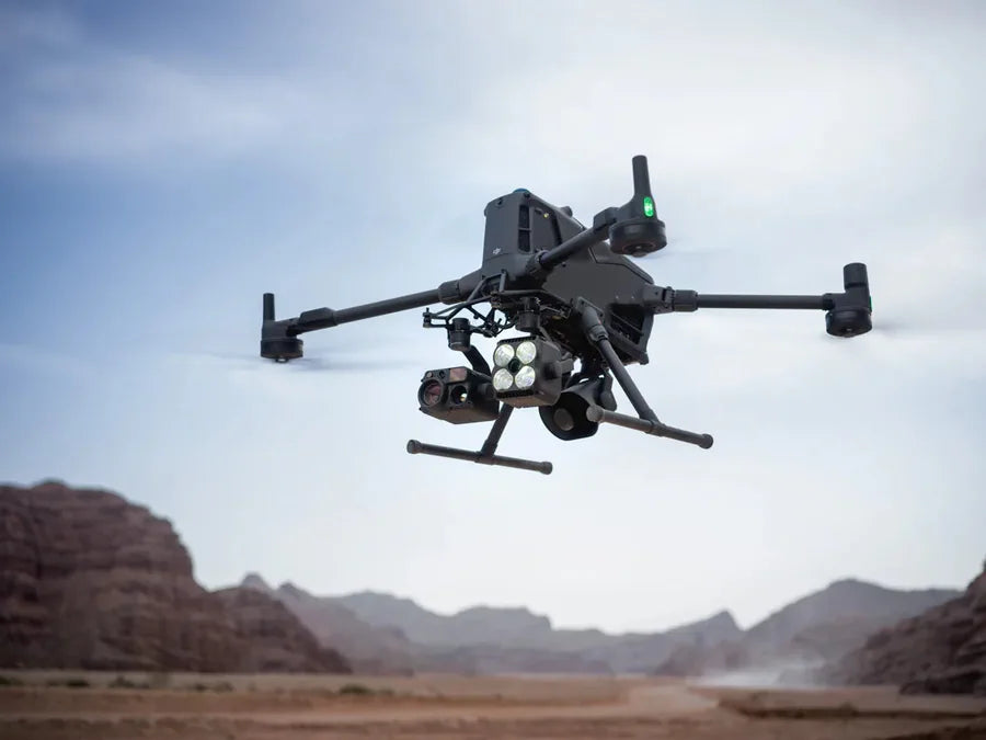 DJI Matrice 400 enterprise drone in flight